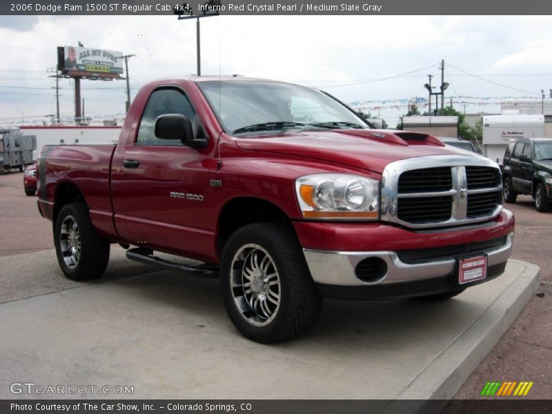 Inferno Red Crystal Pearl / Medium Slate Gray 2006 Dodge Ram 1500 ST Regular Cab 4x4