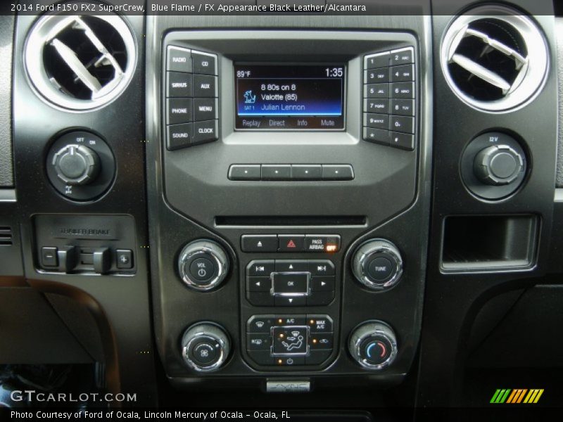 Blue Flame / FX Appearance Black Leather/Alcantara 2014 Ford F150 FX2 SuperCrew