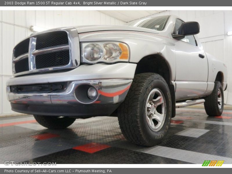 Bright Silver Metallic / Dark Slate Gray 2003 Dodge Ram 1500 ST Regular Cab 4x4