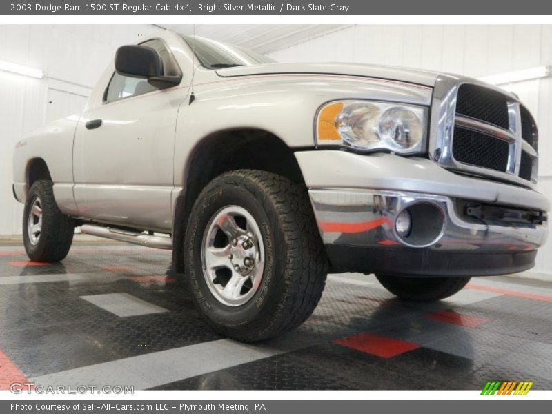 Bright Silver Metallic / Dark Slate Gray 2003 Dodge Ram 1500 ST Regular Cab 4x4