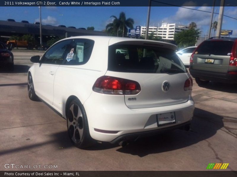 Candy White / Interlagos Plaid Cloth 2011 Volkswagen GTI 2 Door