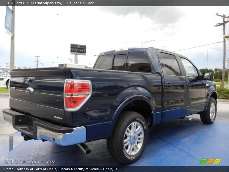 Blue Jeans / Black 2014 Ford F150 Lariat SuperCrew