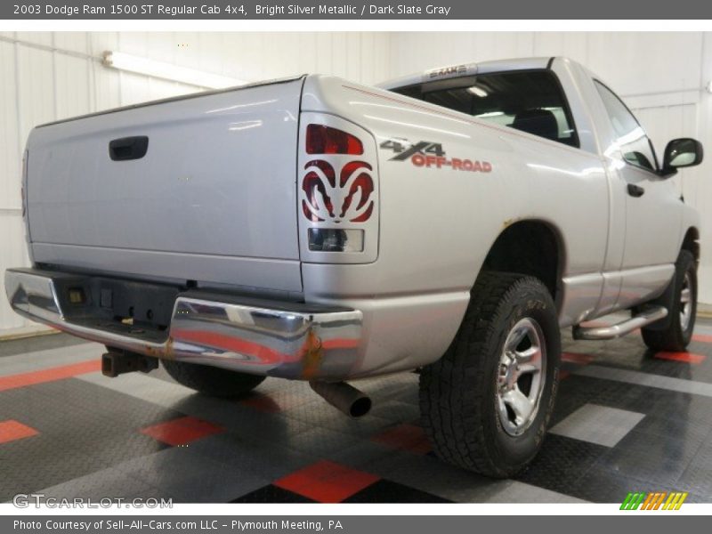 Bright Silver Metallic / Dark Slate Gray 2003 Dodge Ram 1500 ST Regular Cab 4x4