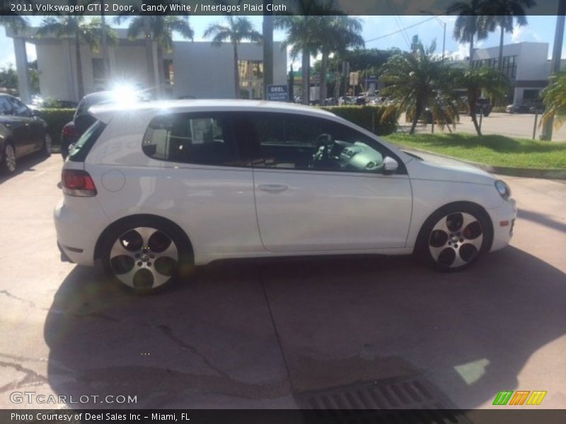 Candy White / Interlagos Plaid Cloth 2011 Volkswagen GTI 2 Door