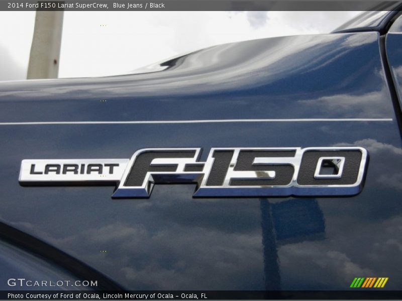Blue Jeans / Black 2014 Ford F150 Lariat SuperCrew