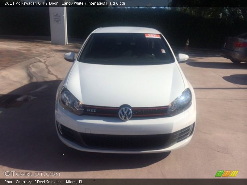 Candy White / Interlagos Plaid Cloth 2011 Volkswagen GTI 2 Door