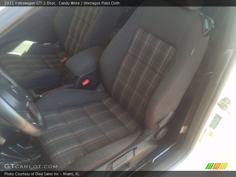 Candy White / Interlagos Plaid Cloth 2011 Volkswagen GTI 2 Door