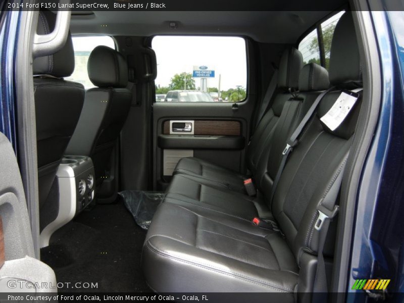 Blue Jeans / Black 2014 Ford F150 Lariat SuperCrew