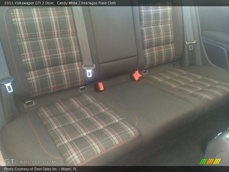 Candy White / Interlagos Plaid Cloth 2011 Volkswagen GTI 2 Door