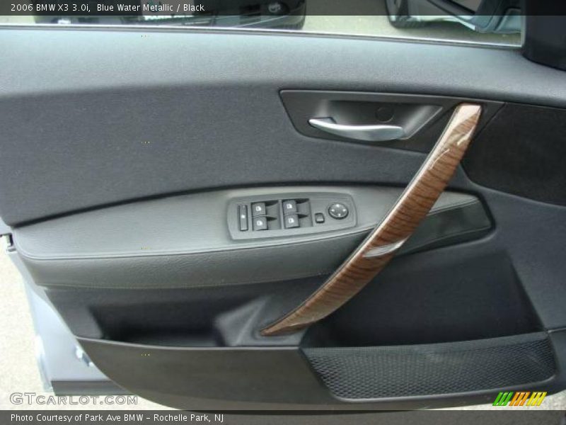 Blue Water Metallic / Black 2006 BMW X3 3.0i