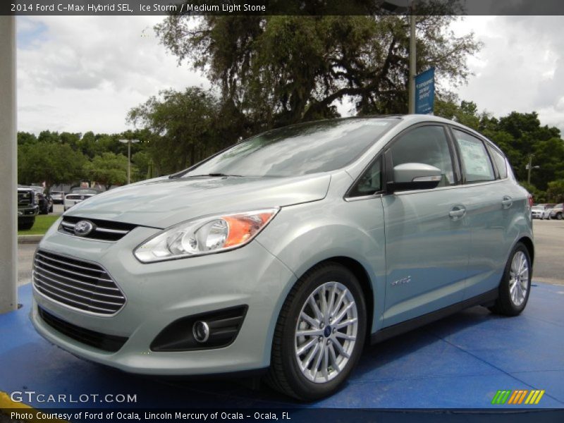 Front 3/4 View of 2014 C-Max Hybrid SEL