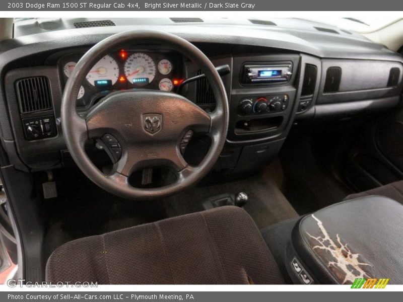 Bright Silver Metallic / Dark Slate Gray 2003 Dodge Ram 1500 ST Regular Cab 4x4