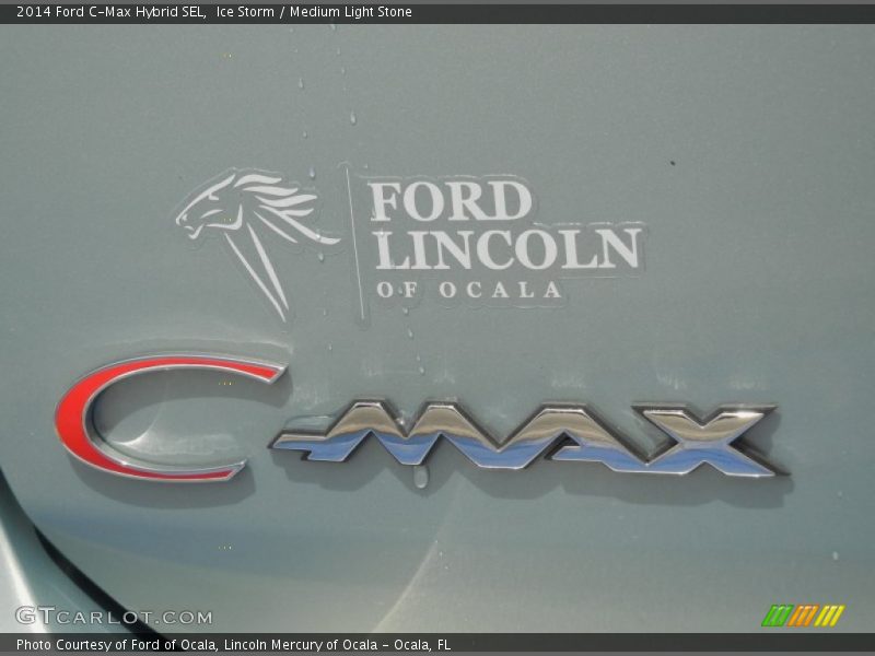 Ice Storm / Medium Light Stone 2014 Ford C-Max Hybrid SEL
