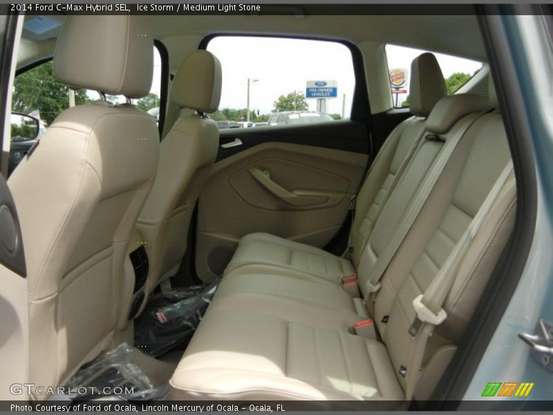 Ice Storm / Medium Light Stone 2014 Ford C-Max Hybrid SEL
