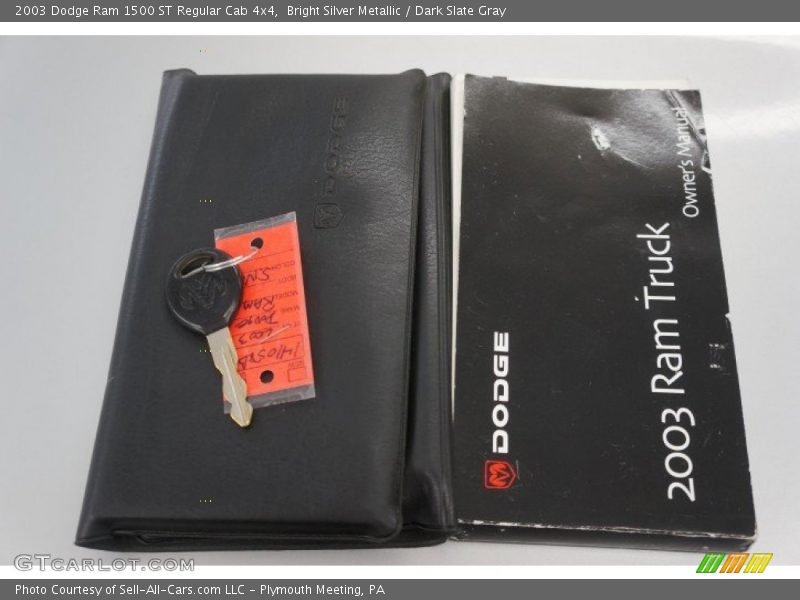 Bright Silver Metallic / Dark Slate Gray 2003 Dodge Ram 1500 ST Regular Cab 4x4