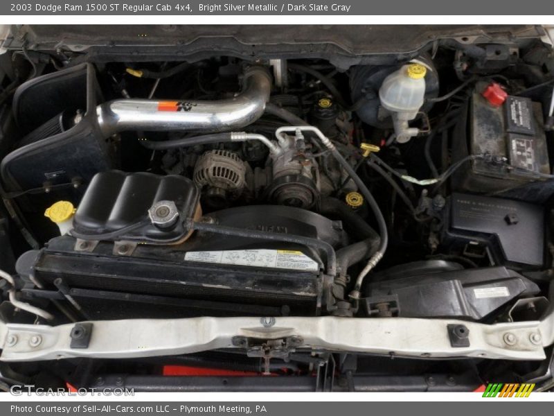 Bright Silver Metallic / Dark Slate Gray 2003 Dodge Ram 1500 ST Regular Cab 4x4
