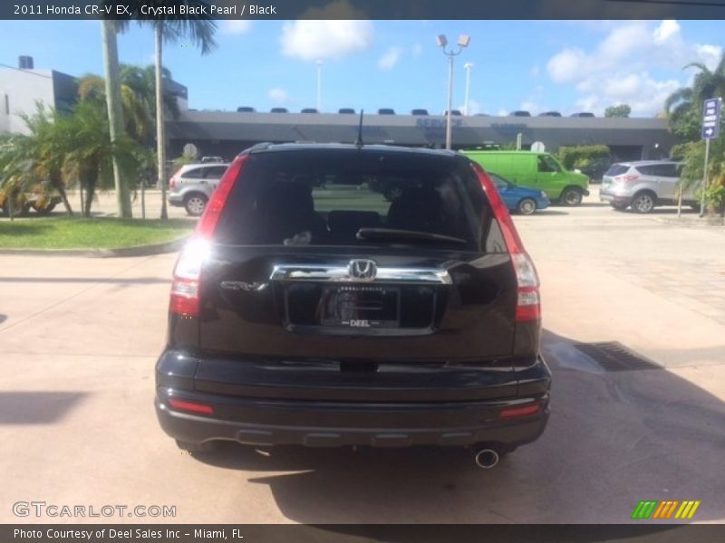 Crystal Black Pearl / Black 2011 Honda CR-V EX