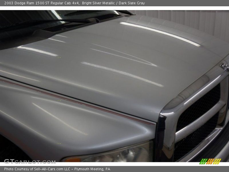 Bright Silver Metallic / Dark Slate Gray 2003 Dodge Ram 1500 ST Regular Cab 4x4