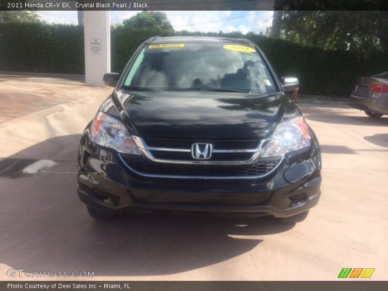 Crystal Black Pearl / Black 2011 Honda CR-V EX