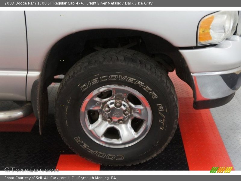 Bright Silver Metallic / Dark Slate Gray 2003 Dodge Ram 1500 ST Regular Cab 4x4