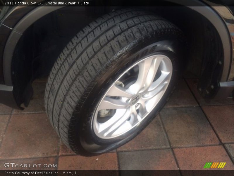 Crystal Black Pearl / Black 2011 Honda CR-V EX