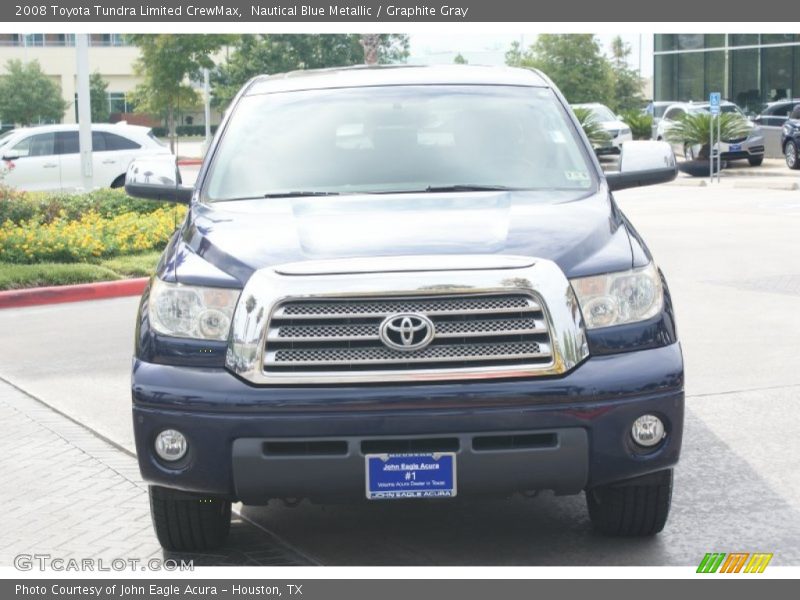 Nautical Blue Metallic / Graphite Gray 2008 Toyota Tundra Limited CrewMax