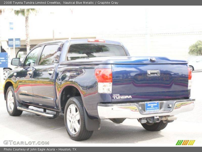 Nautical Blue Metallic / Graphite Gray 2008 Toyota Tundra Limited CrewMax