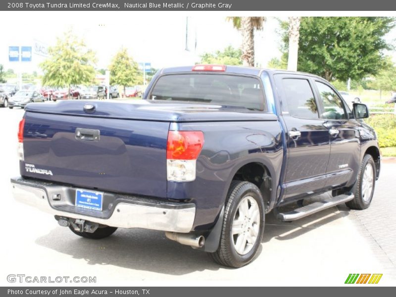 Nautical Blue Metallic / Graphite Gray 2008 Toyota Tundra Limited CrewMax