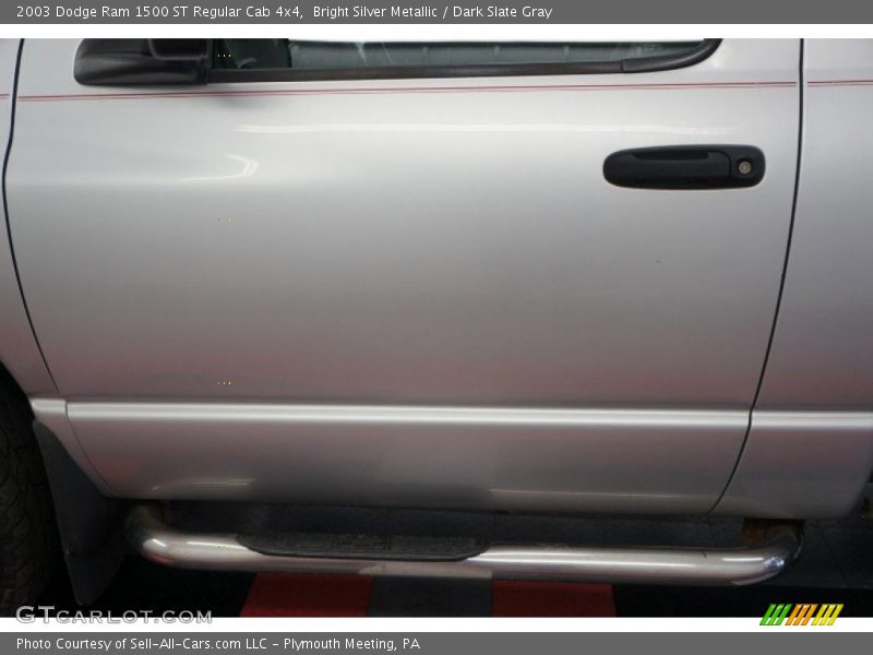 Bright Silver Metallic / Dark Slate Gray 2003 Dodge Ram 1500 ST Regular Cab 4x4