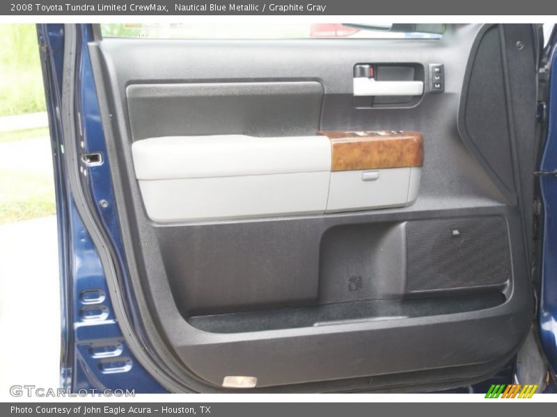 Nautical Blue Metallic / Graphite Gray 2008 Toyota Tundra Limited CrewMax