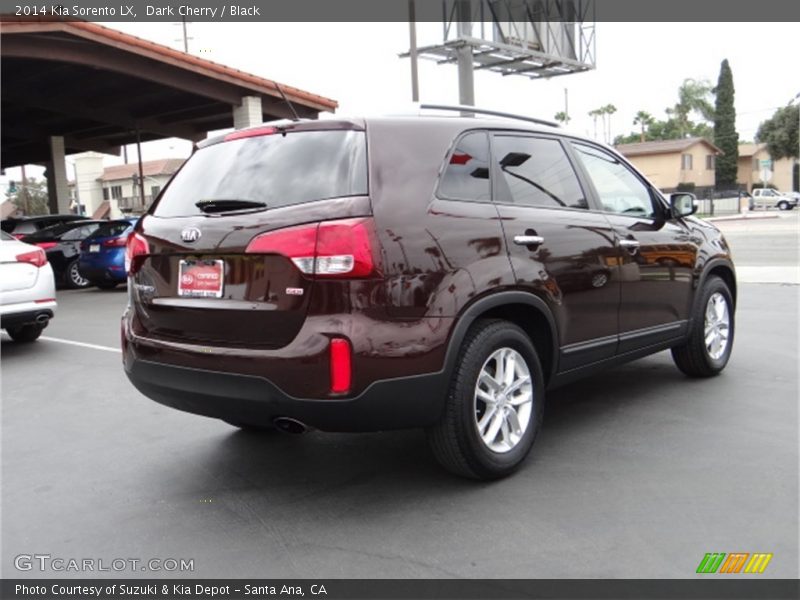 Dark Cherry / Black 2014 Kia Sorento LX