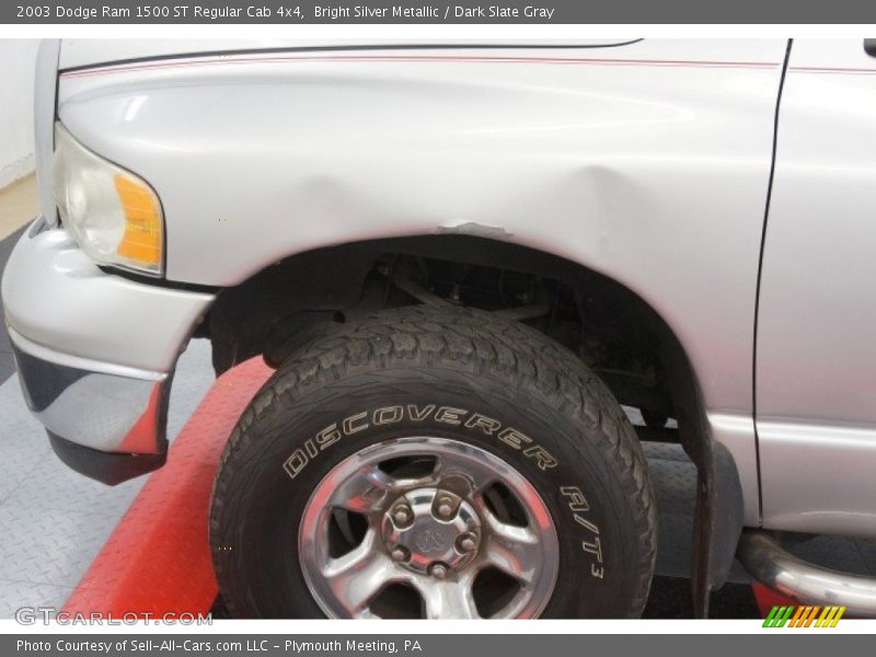 Bright Silver Metallic / Dark Slate Gray 2003 Dodge Ram 1500 ST Regular Cab 4x4