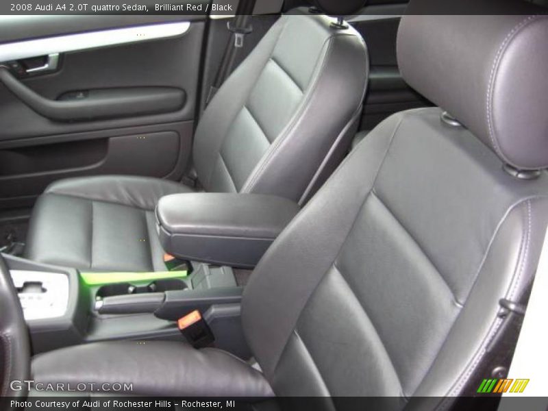 Brilliant Red / Black 2008 Audi A4 2.0T quattro Sedan