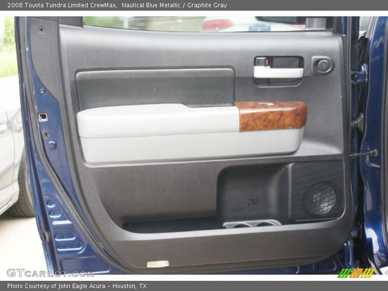 Nautical Blue Metallic / Graphite Gray 2008 Toyota Tundra Limited CrewMax