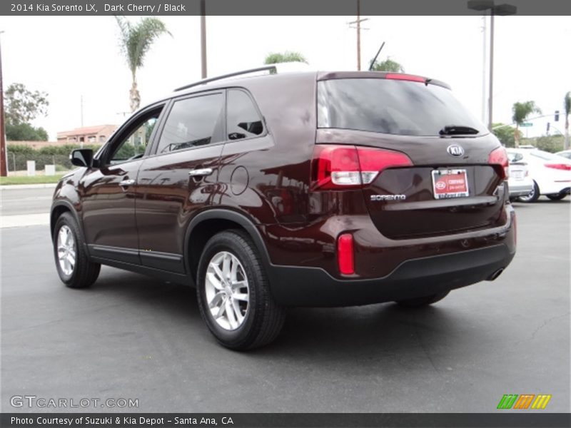 Dark Cherry / Black 2014 Kia Sorento LX
