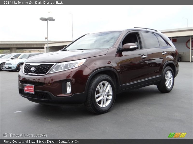 Dark Cherry / Black 2014 Kia Sorento LX