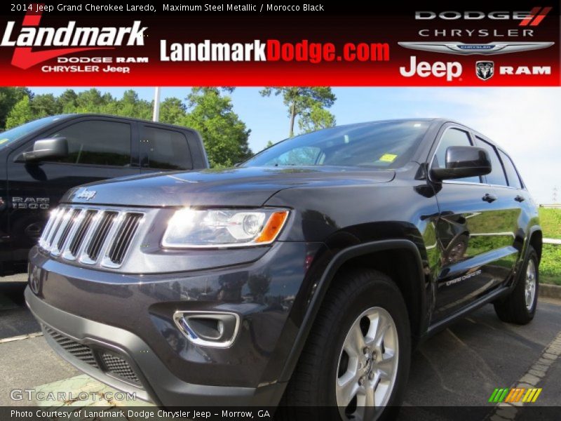 Maximum Steel Metallic / Morocco Black 2014 Jeep Grand Cherokee Laredo