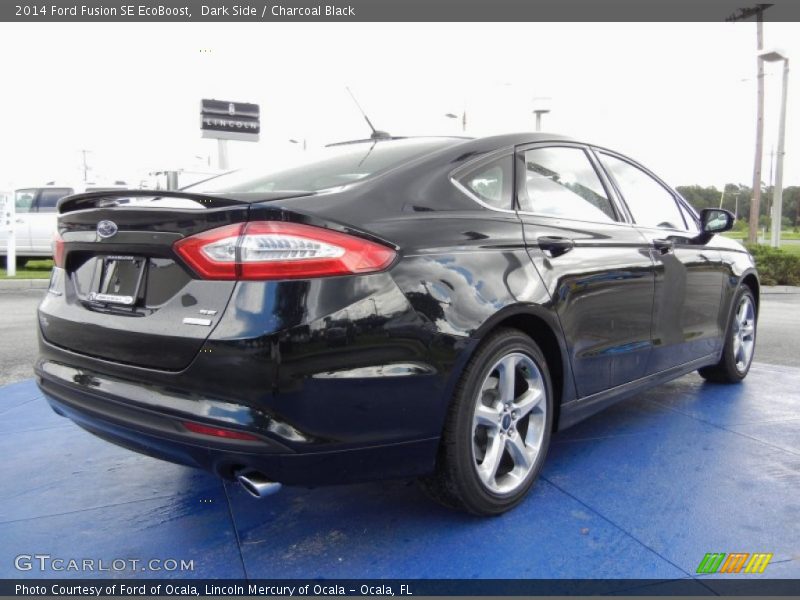 Dark Side / Charcoal Black 2014 Ford Fusion SE EcoBoost
