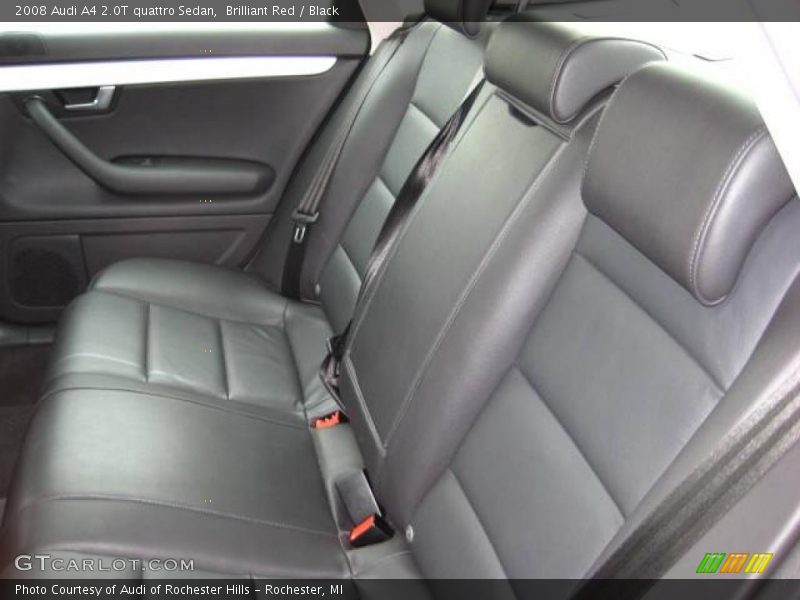 Brilliant Red / Black 2008 Audi A4 2.0T quattro Sedan