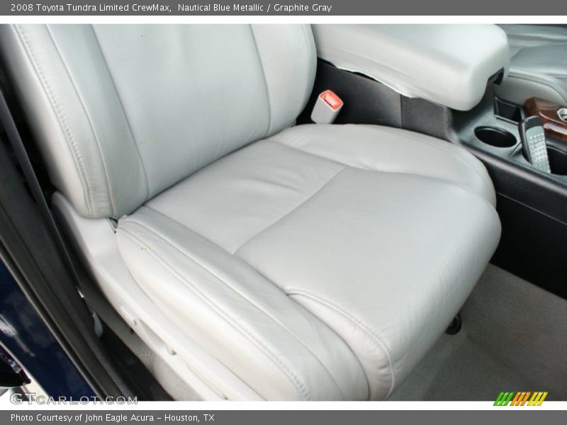 Nautical Blue Metallic / Graphite Gray 2008 Toyota Tundra Limited CrewMax