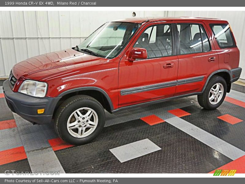 Milano Red / Charcoal 1999 Honda CR-V EX 4WD