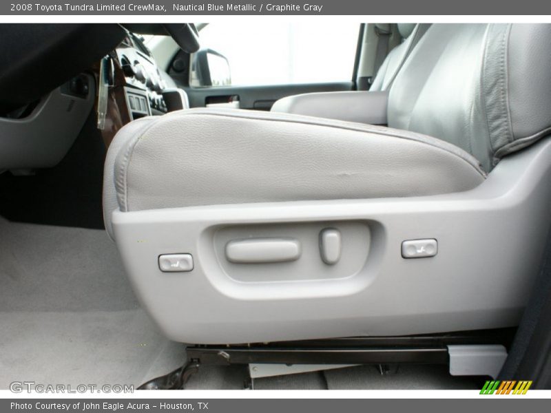 Nautical Blue Metallic / Graphite Gray 2008 Toyota Tundra Limited CrewMax