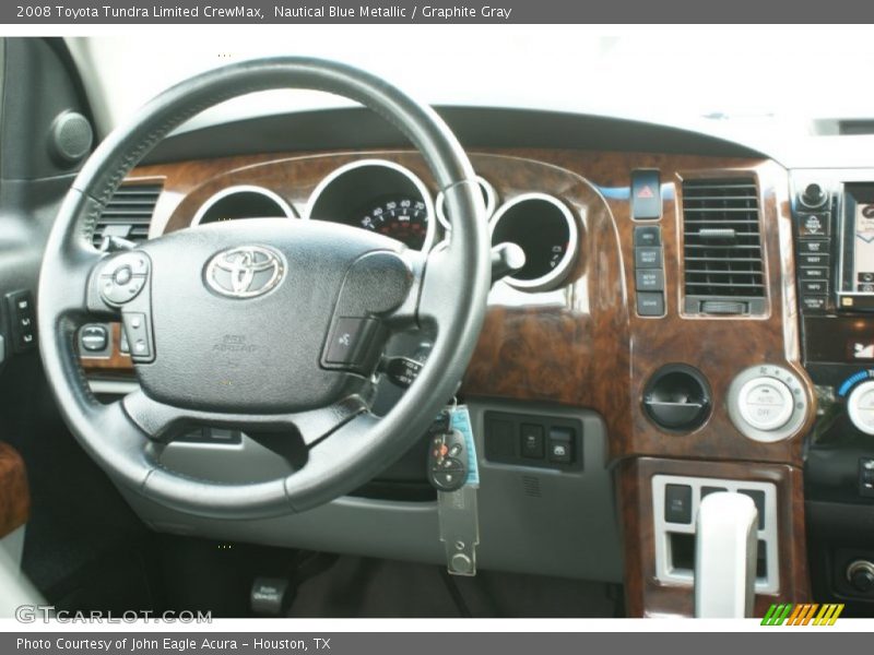 Nautical Blue Metallic / Graphite Gray 2008 Toyota Tundra Limited CrewMax