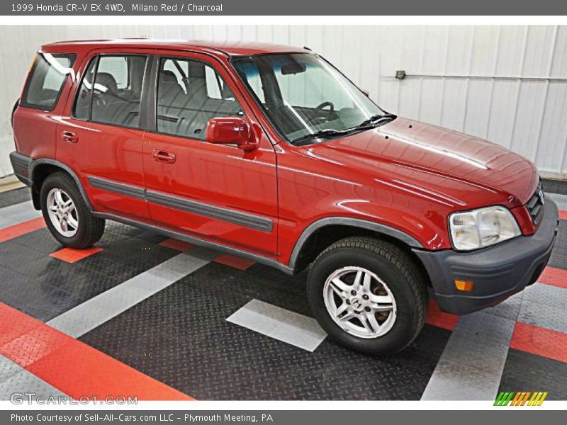 Milano Red / Charcoal 1999 Honda CR-V EX 4WD