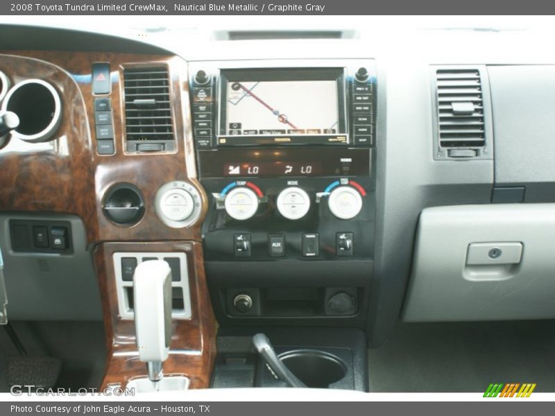 Nautical Blue Metallic / Graphite Gray 2008 Toyota Tundra Limited CrewMax