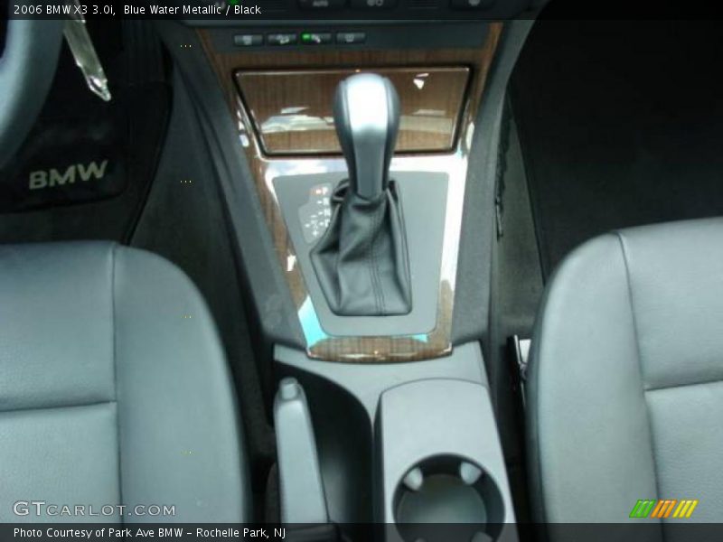 Blue Water Metallic / Black 2006 BMW X3 3.0i
