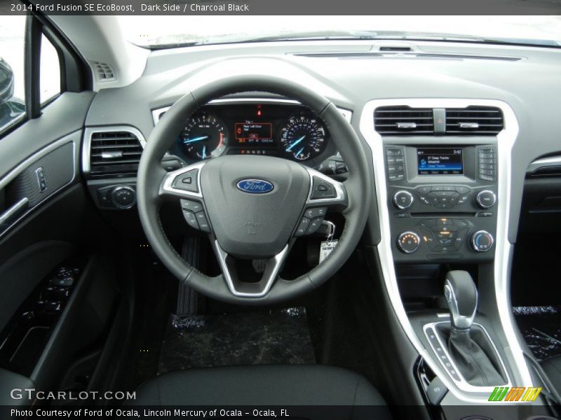 Dark Side / Charcoal Black 2014 Ford Fusion SE EcoBoost