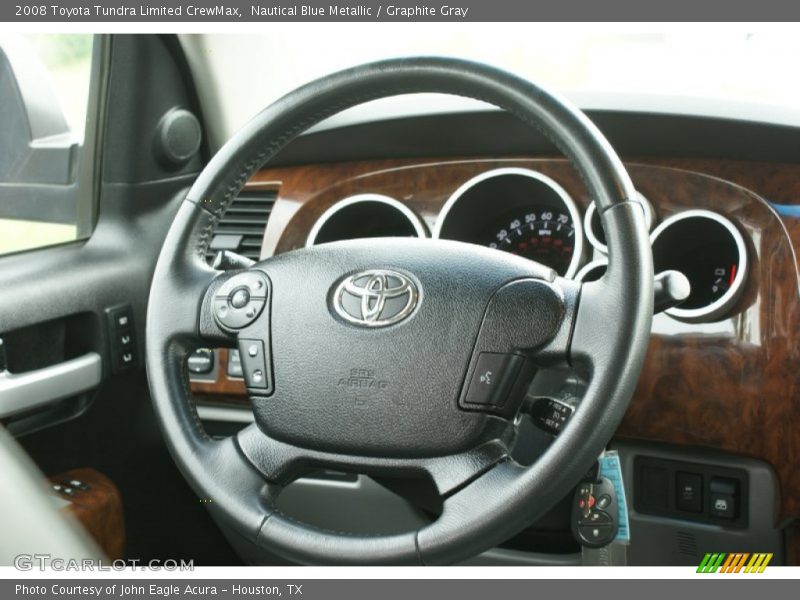 Nautical Blue Metallic / Graphite Gray 2008 Toyota Tundra Limited CrewMax