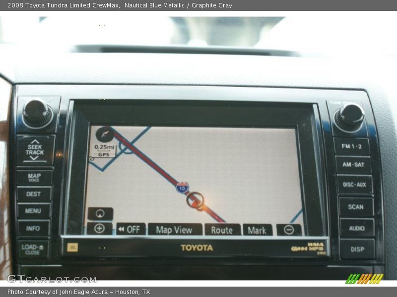 Nautical Blue Metallic / Graphite Gray 2008 Toyota Tundra Limited CrewMax