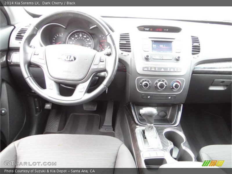 Dark Cherry / Black 2014 Kia Sorento LX